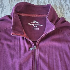 Tommy Bahama Men's Full Zip Up Lightweight Sweatshirt Jacket Size Medium